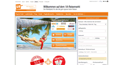 Desktop Screenshot of 1a-reisemarkt.de